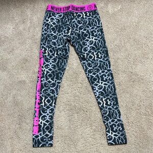 Zumba Instructor Leggings with Pink Accents
